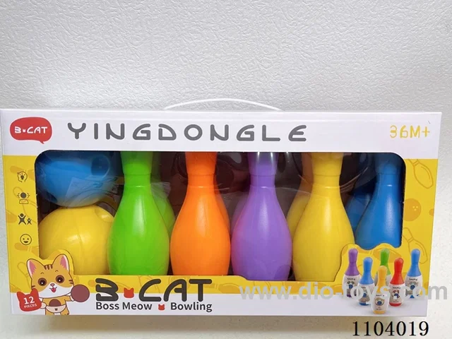 Bowling Set (10 bowling balls +2 round balls)