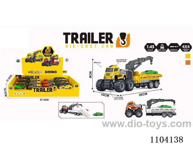 friction alloy car 6PCS