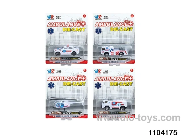 Alloy Medical Vehicle in Blister card