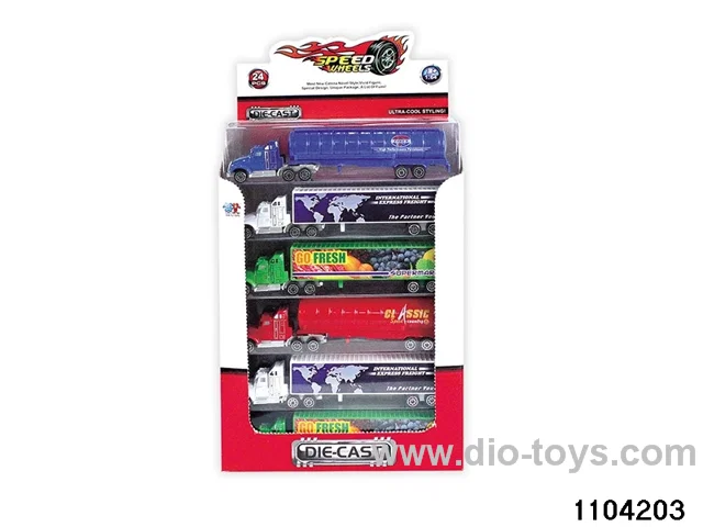 American cargo tank trailer in display box