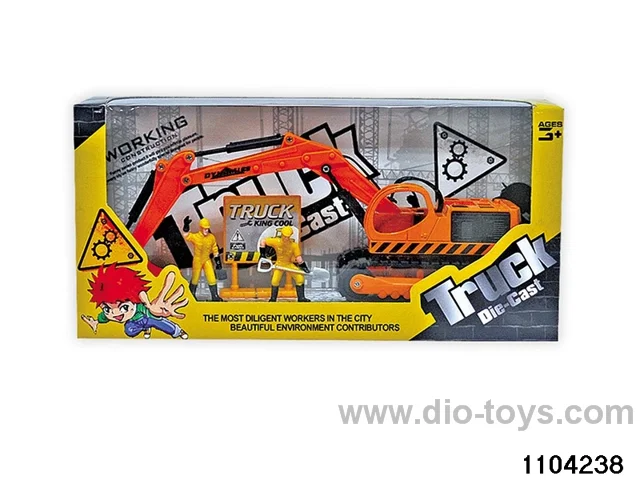 Skidding Construction Vehicle Combination in window box