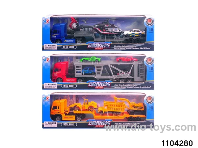 1:48 alloy trailer in window box