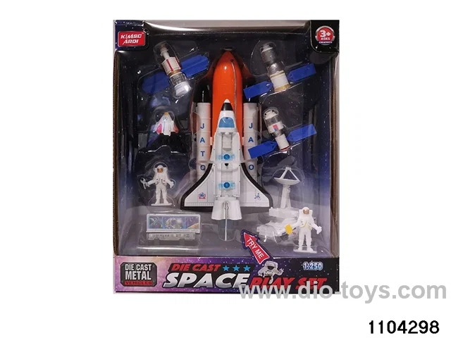 space shuttle in window box