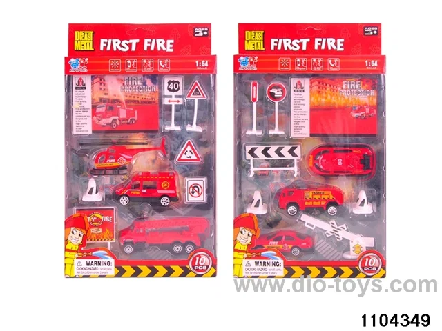 10PCS Fire Fighting Kit in window box
