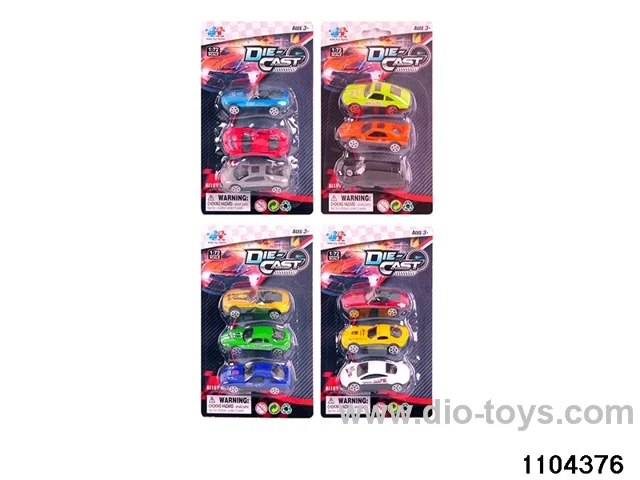 Alloy Trolley (3pcs) in Blister card