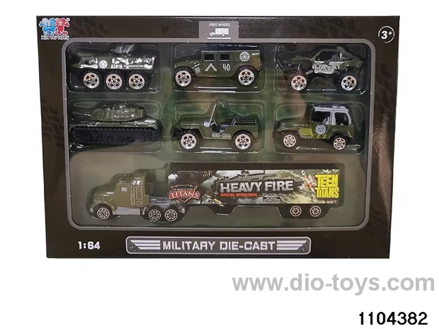 1:64 Alloy Military Assortment in window box