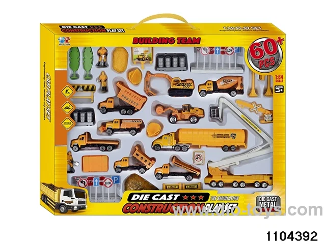 60pcs 1:64 Alloy Set in window box