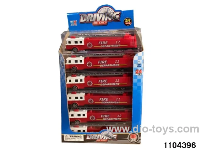 Fire trucks in the United States in display box