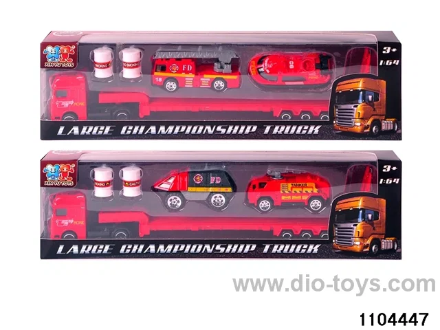 European head firefighting trailer in window box