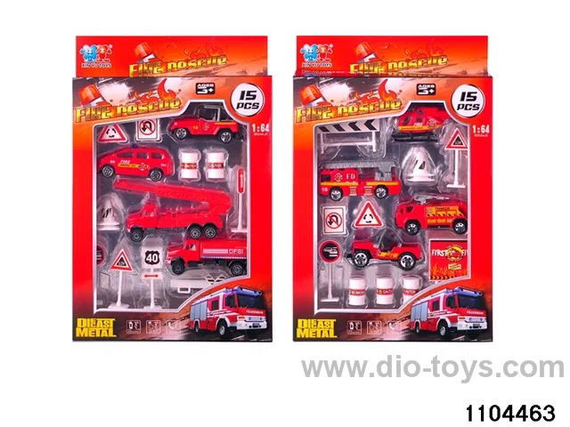 15pcs Fire Fighting Combo in window box