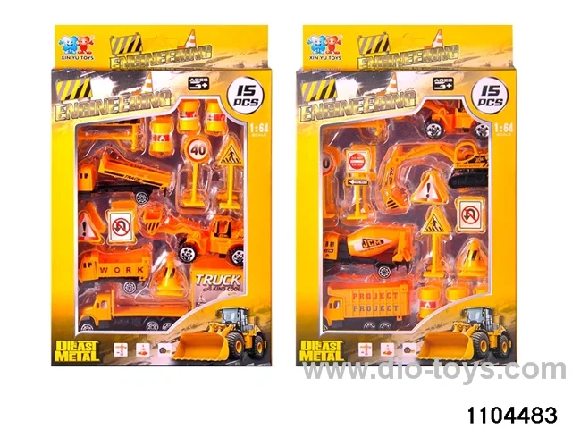 15pcs Engineering Combination in window box