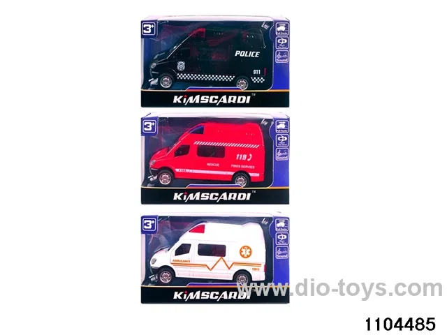 1:36 Alloy Car in window box