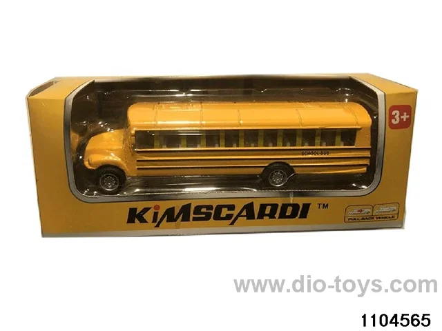 Alloy School Bus in window box