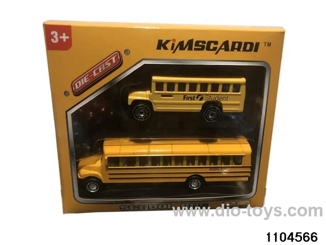 School Bus Combination in window box