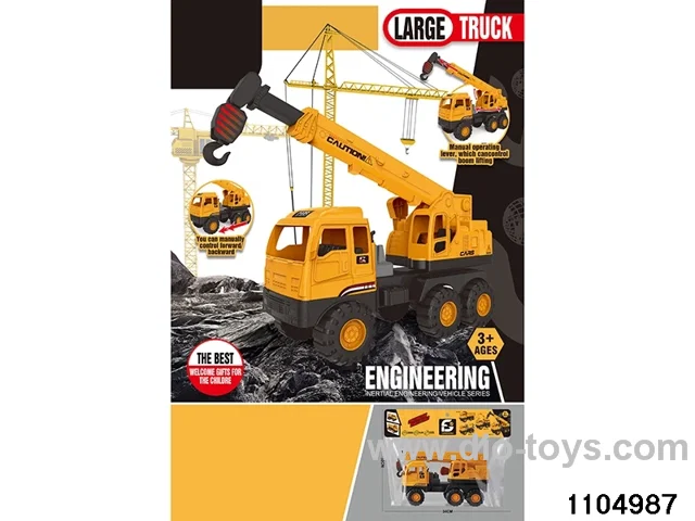 sliding engineering vehicles in PP bag with header