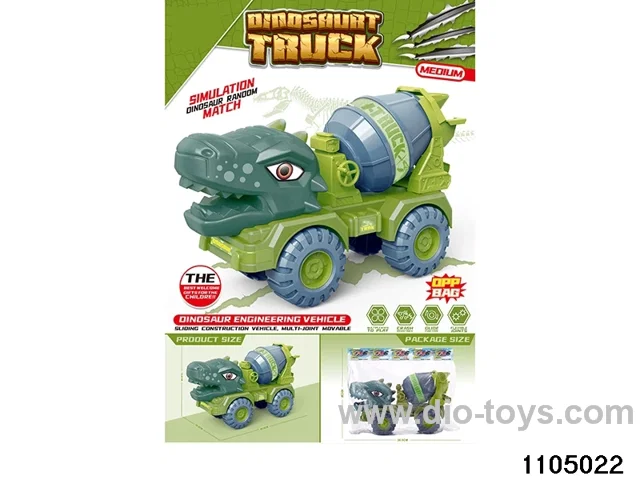 sliding engineering vehicles in opp bag