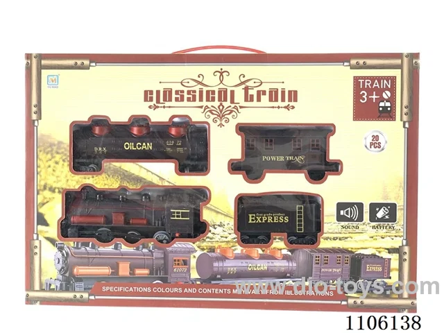 Electric. Music (train four tones) Train tracks (2 AA without electricity)