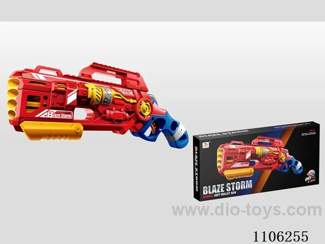 Soft gun (10 round heads & 10 suction cups)
