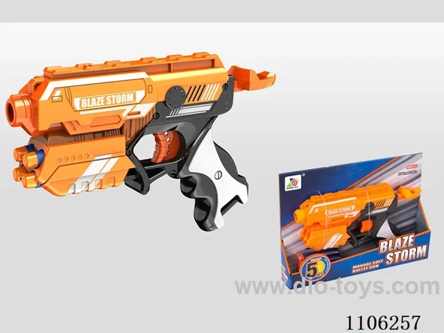 Orange soft bullet Gun (5 bullets)