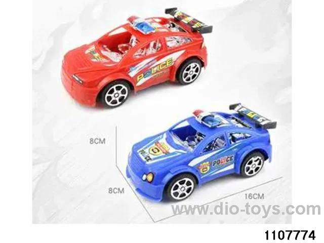 Pull back police car in opp bag