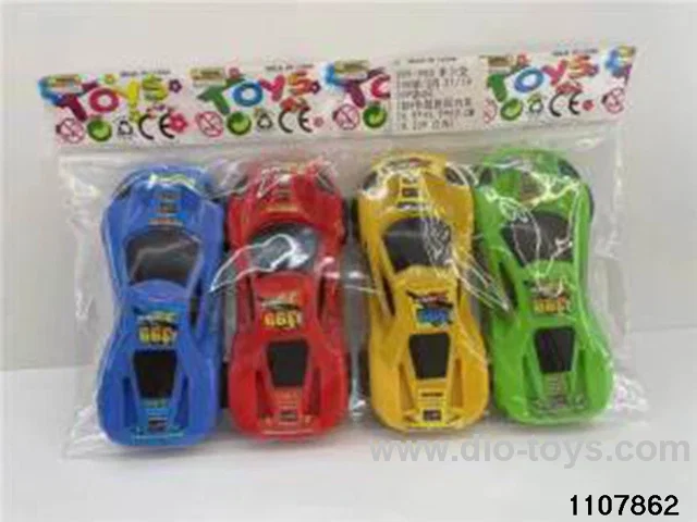 pull black car（4pcs）in opp bag
