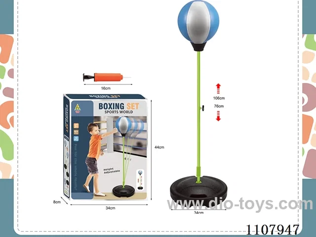 Simulated boxing ring set
