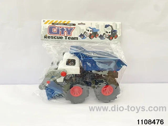 sliding vehicle in PP bag with header