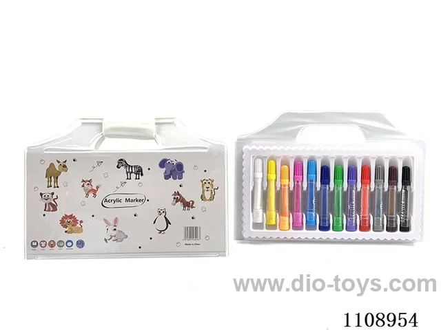 12PCS acrylic pens