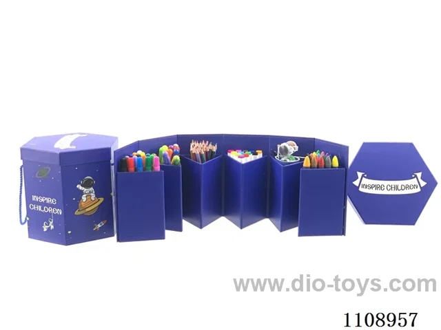 Astronaut hexagonal box painting set