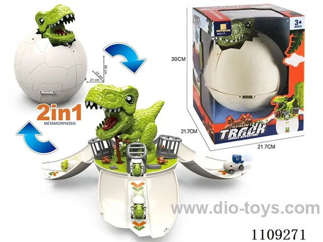 Dinosaur egg ejection car