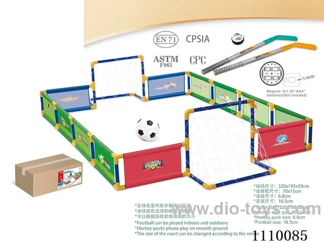 2in1 air hockey & soccer Game