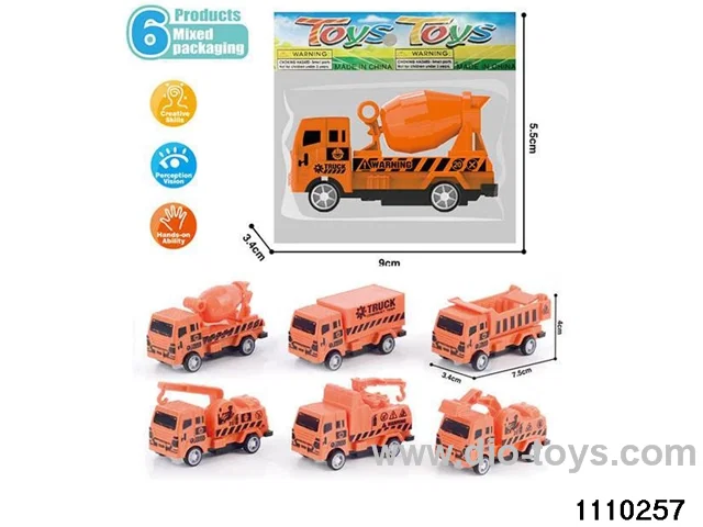 pull back car （6 Mixed）
