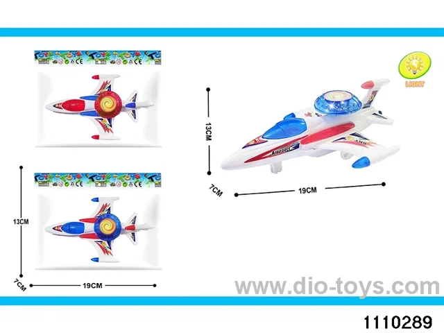 Pull-wire aircraft with lights