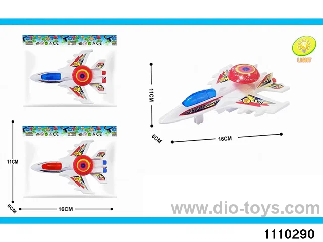 Pull-wire aircraft with lights