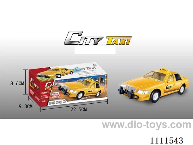 Electric universal simulation Ford taxi with lights and music