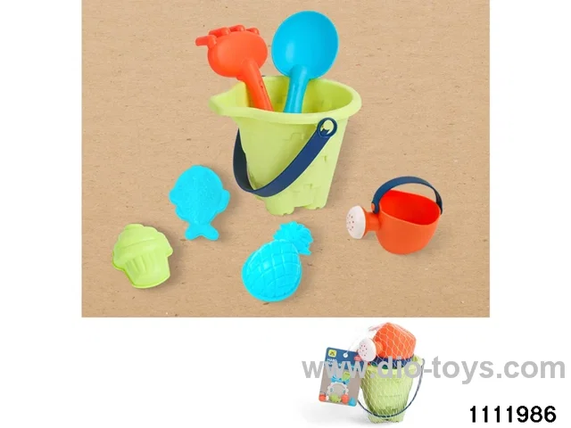 7pcs beach buckets