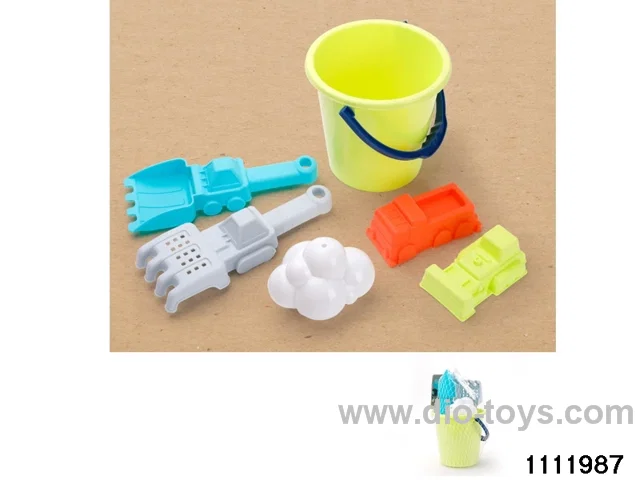 6pcs beach buckets
