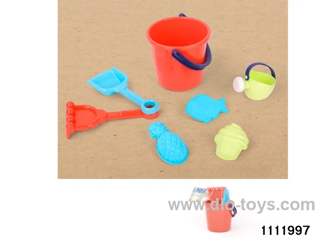 7pcs beach buckets
