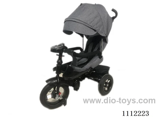 Children's trolley dark green, red, grey, black,