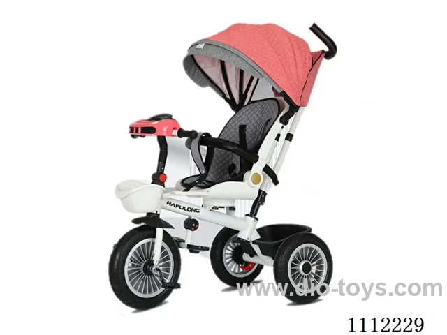 Children's trolley 12 "front 10" back without Bluetooth (titanium empty wheel)