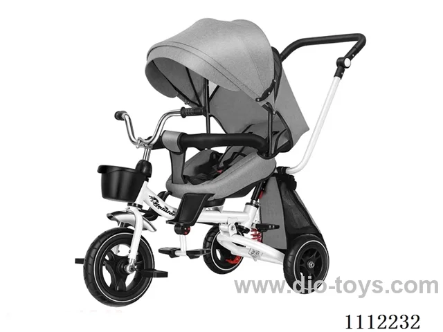 Children's trolley 10 "front 8" back - titanium empty wheel