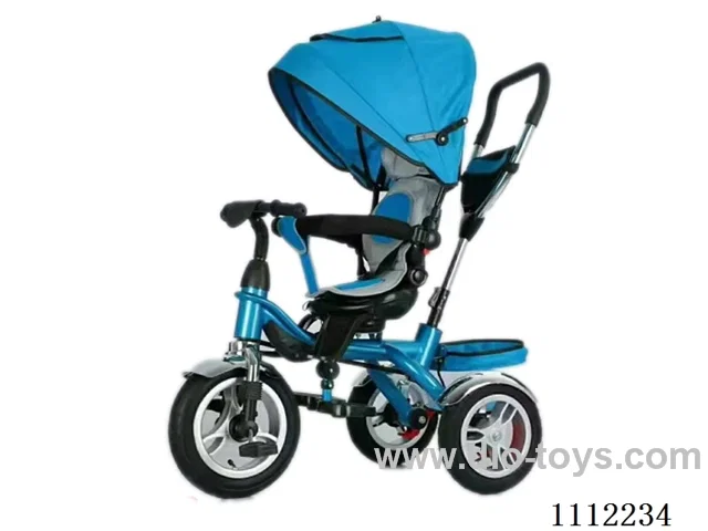 Children's Trolley -12 "large inflatable silver wheel