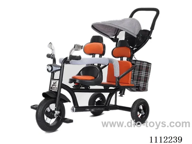 Two-person Hummer trolley with rear strap Front and rear guardrails (titanium empty wheels)