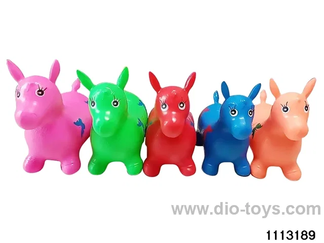 inflatable donkey with music