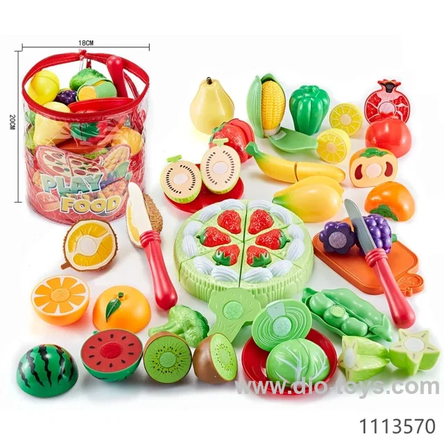 Cutting Pretend Play Food Sets in Hand Bag