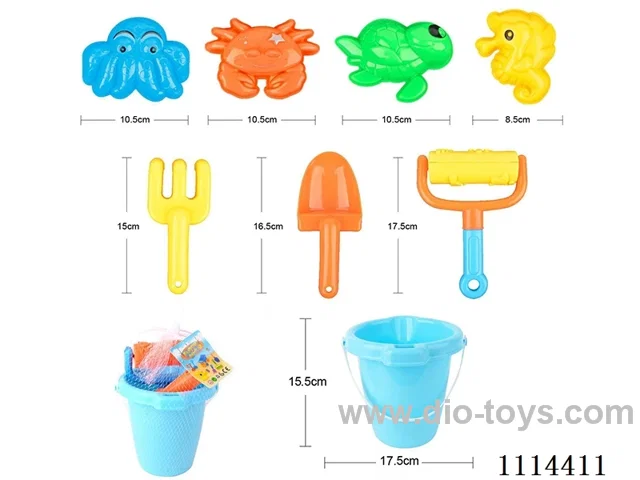 Beach bucket (8-piece set)