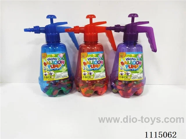 Large watering can + water balloon