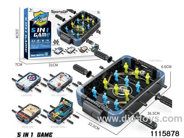 5 in 1 table game