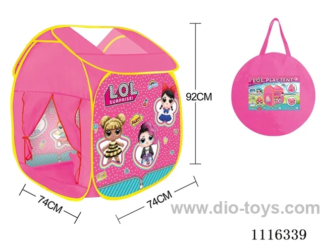 Surprise doll play tent