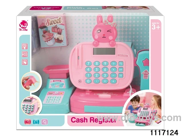 rabbit cash register with balance scales，sound，light，calculation function